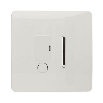 Trendi Switch 13A Switched Fused Spur White