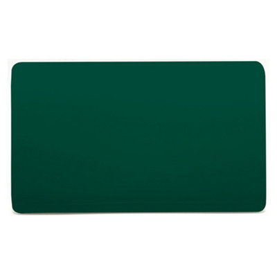 Trendi Switch Dark Green Double Blanking Plate, ART-2BLKDG