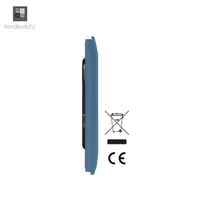 Trendi Switch Sky Double Blanking Plate, ART-2BLKSK