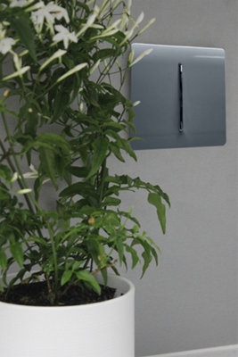 Trendi Switch Warm Grey 1 Gang 2 Way 10 Amp Light Switch