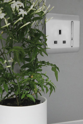 Trendiswitch Warm Grey 2 Gang 13 Amp Switched Socket (5 Pack) 2 Gang - 3