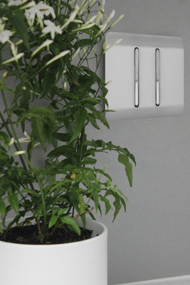 Trendiswitch BRUSHED STEEL 2 Gang 1 or 2 way Light Switch - 5