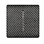 Trendiswitch CARBON FIBRE 1 Gang 1 or 2 way Light Switch