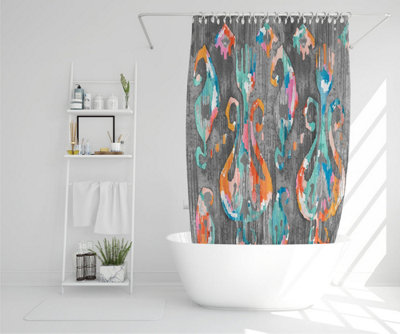 Trendy tribal pattern in watercolour style (Shower Curtain) / Default Title Price Comparisons | Compare The Build