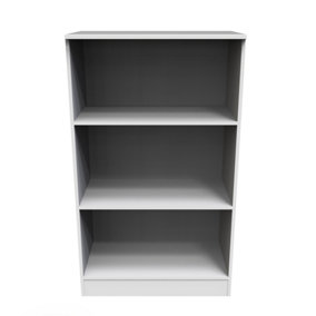 Trent Bookcase in White Gloss (Ready Assembled)