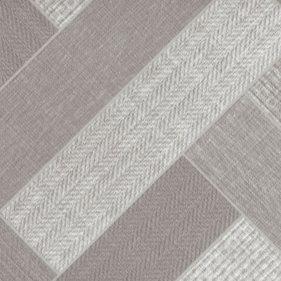 Trentino 161L Beige Tile Effect Anti-Slip Vinyl Flooring For Kitchen, Bathroom, 3.8mm Thick-2m(6'6") X 2m(6'6")-4m²