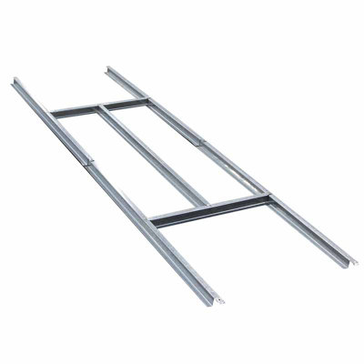 Trentvale 6 x 4 Metal Shed Floor Foundation Kit - L47 x W187 x H3 cm