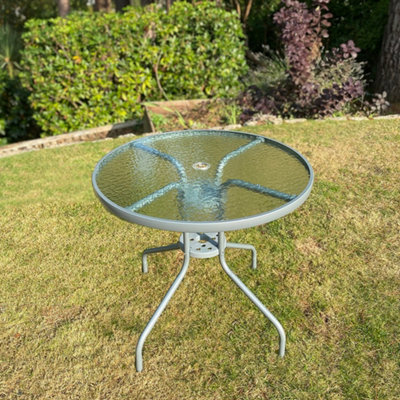 Tresco 6 Piece Garden Furniture Set with Folding Chairs