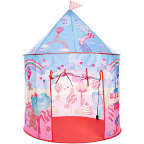 Tresp Childrens/Kids Chateau Play Tent With Packaway Bag Candyland (One Size)