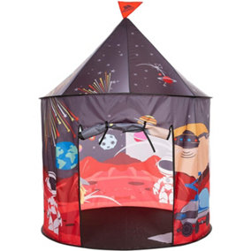 Tresp Childrens/Kids Chateau Play Tent With Packaway Bag Space Print (One Size)