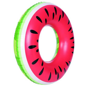 Tresp Watermelon Inflatable Swim Ring Multicoloured (One Size)
