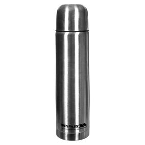 Trespass Thirst 100 Stainless Steel Flask (1L) Silver (1L)