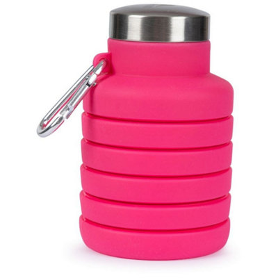 Trespass Vavo Foldable Silicone Water Bottle Flamingo Pink (One Size)