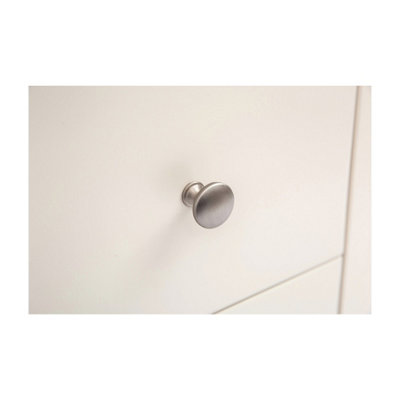 Trevi 3 Drawer Desk - Dressing Table Chrome Knob
