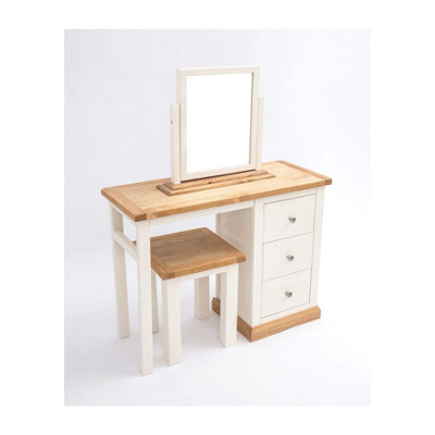 Trevi 3 Drawer Dressing Table Set Chrome Knob