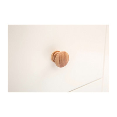 Trevi 3 Drawer Dressing Table Set Wood Knob