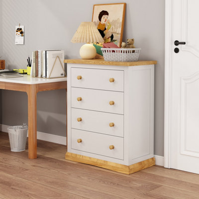 Trevi 4 Drawer Chest of Drawers Wood Knob