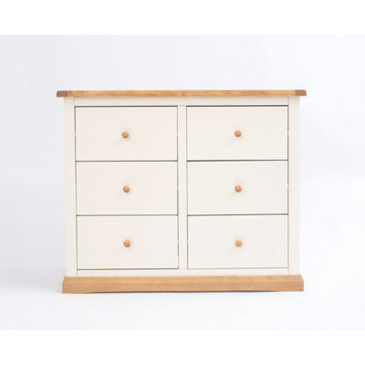 Trevi 6 Drawer Chest of Drawers Wood Knob