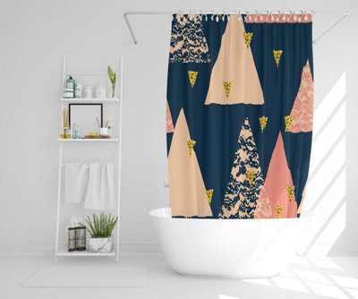Triangle Pattern (Shower Curtain) / Default Title Price Comparisons | Compare The Build