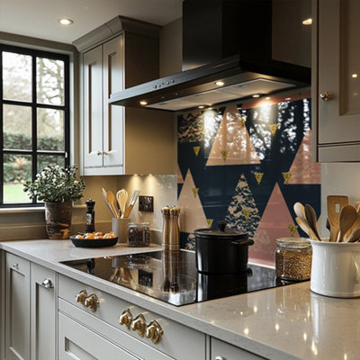 Triangle Pattern Splash Back designer style
