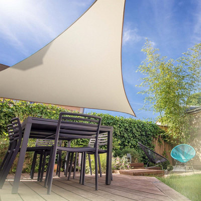 Triangle Waterproof Sail Shade - Beige