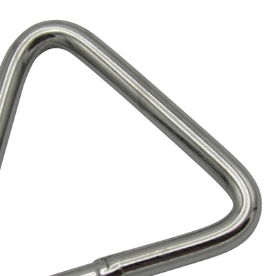 Triangular D Ring Delta Link 6MM x 40MM (Stainless Steel Webbing Marine ...