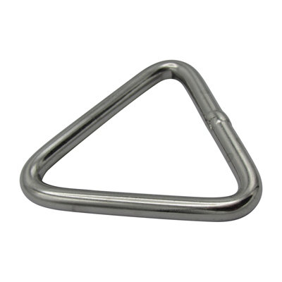 Triangular D Ring Delta Link 6MM x 40MM (Stainless Steel Webbing Marine ...