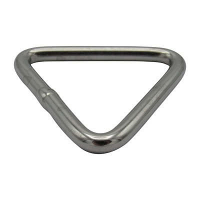 Triangular D Ring Delta Link 6MM x 50MM (Stainless Steel Webbing Marine ...