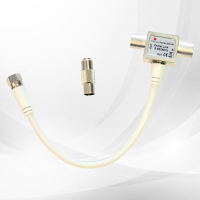 TRIAX Outlet Link Lead 304139 Provides a neat and simple solution for ...