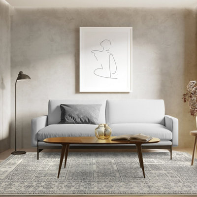 Tribal Traditional Abstract Easy to Clean Rug for Living Room Bedroom and Dining Room-200cm X 290cm