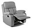 Tribeca Leather Latch Recliner Arm Chair with Massage and Heat Functionality