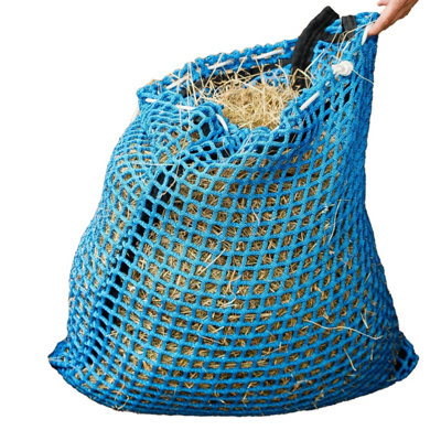 Trickle Net Softee Horse Hay Net Blue (S)