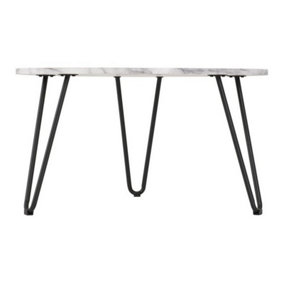 Trieste Coffee Table White Marble Effect This range comes flat-packed for easy home assembly