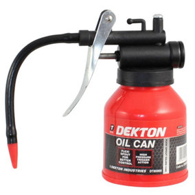 Trigger Action Oil Can Container Pump Flexible Spout Hose Nozzle Spray - 285ml