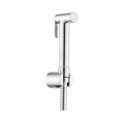Trigger Spray Bidet Spray With Holder And Hose, Chrome