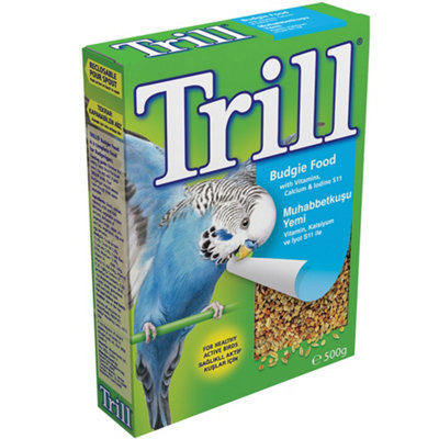 Trill Budgie Food 500g (Pack of 12)