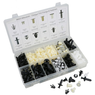 Trim Clip Assortment Set Mitsubishi Honda Toyota Isuzu Ford 370pc LSR04