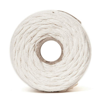 Trim: Macramé Cord: Cotton: 75m x 5mm: 0.5kg: Natural