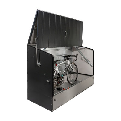 Trimetals ProtectaCycle Secure Bike Store with Ramp (Police Approved ...