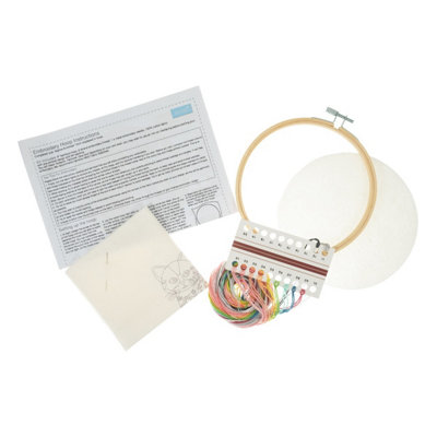 Trimits Cat Embroidery Hoop Kit