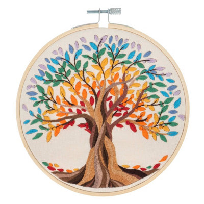 Trimits Tree of Life Embroidery Hoop Kit