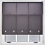 Trimmable Daylight Roller Blind with Round Eyelet and Metal Fittings from Furnished - Dark Grey (W)60cm x (L)210cm