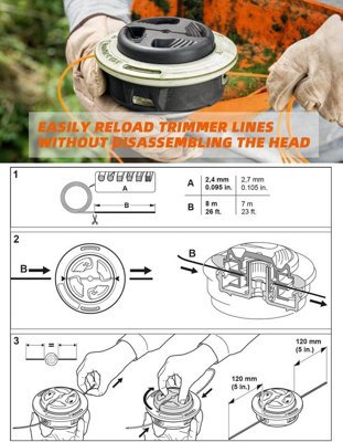 Trimmer Head Replacement Stihl Weeder Head Autocut C26-2 For FS55 FS55R ...