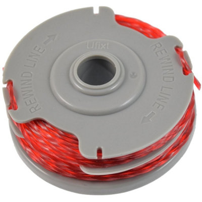 Trimmer Strimmer Spool & Line Double Autofeed Compatible With Flymo FLY021 by Ufixt