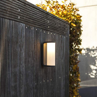 TRINITY - CGC Dark Grey LED Cylindrical Wall Light
