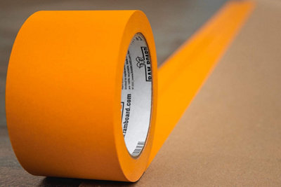 Trio Plus Edge Tape for Heavy Duty RAM Board 6.35cm x 55m - Strong Adhesive to Hold Edges Securely in Place - Recyclable