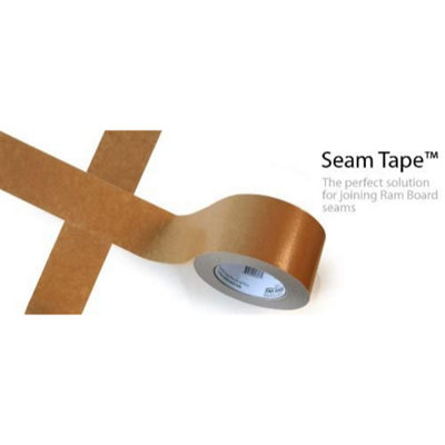 Trio Plus Seam Tape for Ram Board Protection roll 7.2cm x 50m - Join Seams Together - Contractor Grade Adhesive - Recyclable