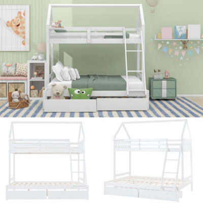 VIDAXL KIDS' LOFT Bed With Tower Without Mattress Pink 80x200 Cm U00a3325