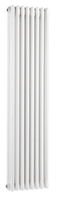 Triple Column Traditional Radiator 1500 x 368mm, High Gloss White