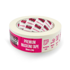 TRIPLE PACK Premium Masking Tape - 14 Day Clean Removal - 50mm x 50mtr Beige